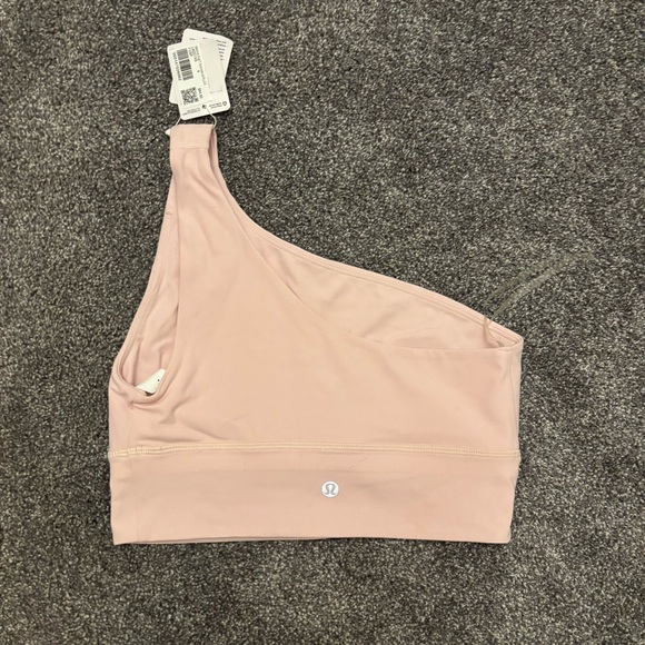 Lululemon sz 6 align asymmetrical bra a/b flushed pink NEW WITH TAGS NWT - Picture 2 of 3